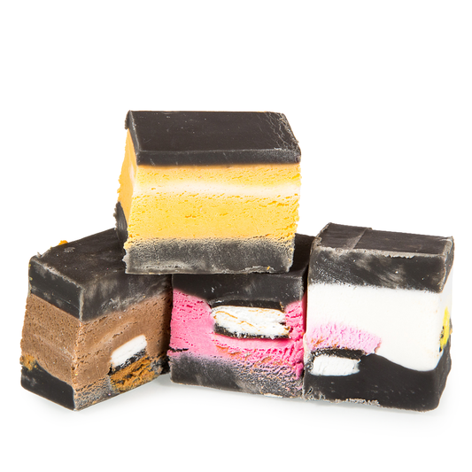 The Fudge Factory Liquorice Allsorts Fudge 3 cubes