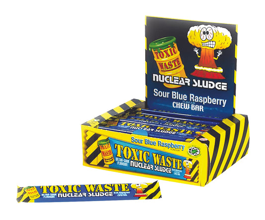Toxic Waste Nuclear Sludge Blue Raspberry Chew Bar 20g