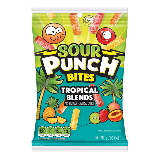 Sour Punch Bites Tropical Blends 142g