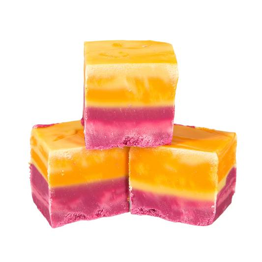 The Fudge Factory Rainbow Fruit Fudge 3 cubes