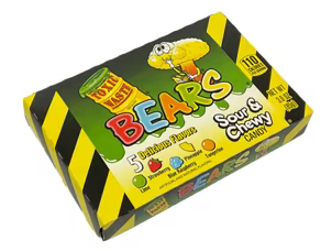 Toxic Waste Sour & Chewy Bears 85g Theatre Box